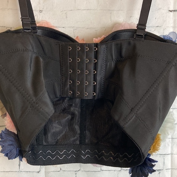 Corset Bustier 3D Floral Handmade Etsy Sz S Cottage Rave Feminine Fairy whimsy - Picture 9 of 14